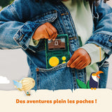 lunii - Caja de Viaje FLAM Jugar los Lobos de Thiercelieux-para niños de 7 a 12 años-2 Libros interactivos de Audio incluidos-Caja de Historias Fabricada en Francia