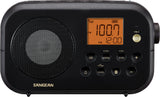 Sangean PR-D12BT Radio Am/FM, Bluetooth, Black - Radio portátil FM, Am, Bluetooth