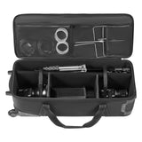 VEVOR Estuche con Ruedas para Equipo de Estudio 91 x 30 x 35,5 cm, Bolsa con Ruedas para Cámara, Correas, Asa Acolchada en el Compartimento para Soportes de Iluminación, Trípodes y Telescopios, Negro