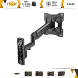 RICOO Soporte Monitor Pared Giratorio Inclinable Pantalla PC 23-43" (58-109cm) S4422 Brazo articulado Televisor LED LCD VESA 75x75-200x200