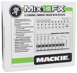 MACKIE Mix12FX mezclador analógico de 12 canales con efectos y ecualizador de 3 bandas