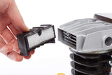MICHELIN - Compresor de aire MB24 - Tanque de 24 litros - Motor de 2 CV - Presión máxima 8 bar - Flujo de aire 170 l/min - 10,2 m³/h