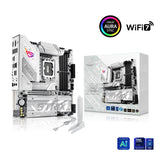 ASUS ROG Strix B860-G Gaming WiFi, Placa Base mATX, preparada para PC con IA Avanzada, 14+1+2+1 etapas de Potencia, Ranuras DDR5, PCIe 5.0, Cuatro Ranuras M.2, WiFi 7, AI Networking II, Aura Sync RGB