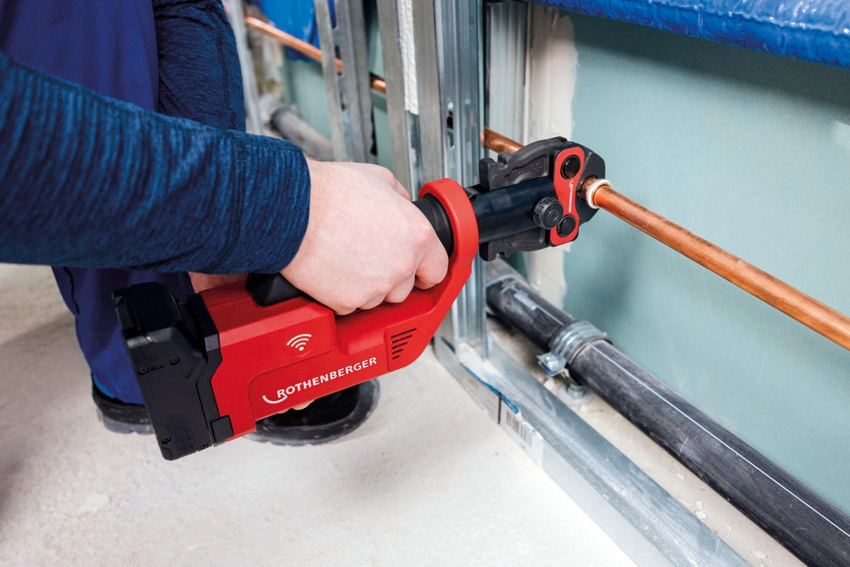 ROTHENBERGER ROMAX COMPACT III Máquina básica, CAS | 1000004265 | Prensas, Prensado, Herramienta de prensado, Alicates de prensa