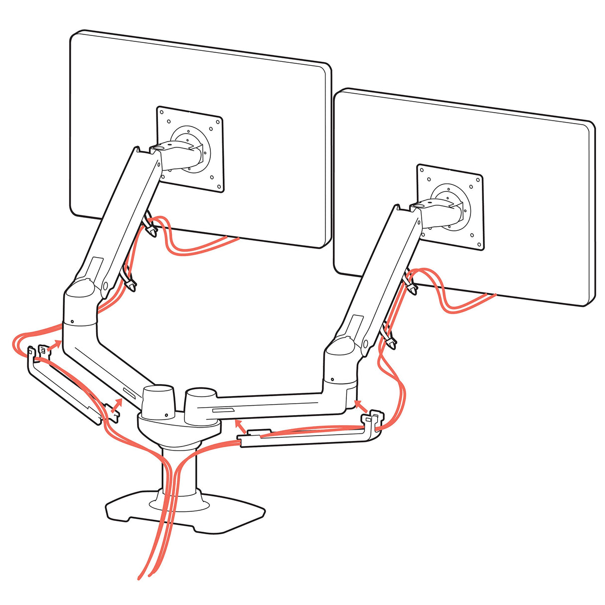 ERGOTRON Side-by-Side - Brazo para Monitor, Plateado