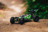 Carson 500409082 1:8 Akuma Buggy 4WD 100% RTR Verde - Coche teledirigido, Off-Road, vehículo RC, Coche RC 70 km/h, Buggy teledirigido