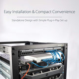 StarTech.com Conversor Compacto de Medios Ethernet Gigabit a Fibra Multimodo LC - 550m - Con transceptor MM SFP