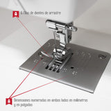 ALFA Next 40+ Spring Maquina De Coser, Azul, 30 X 19 X 37 Cm
