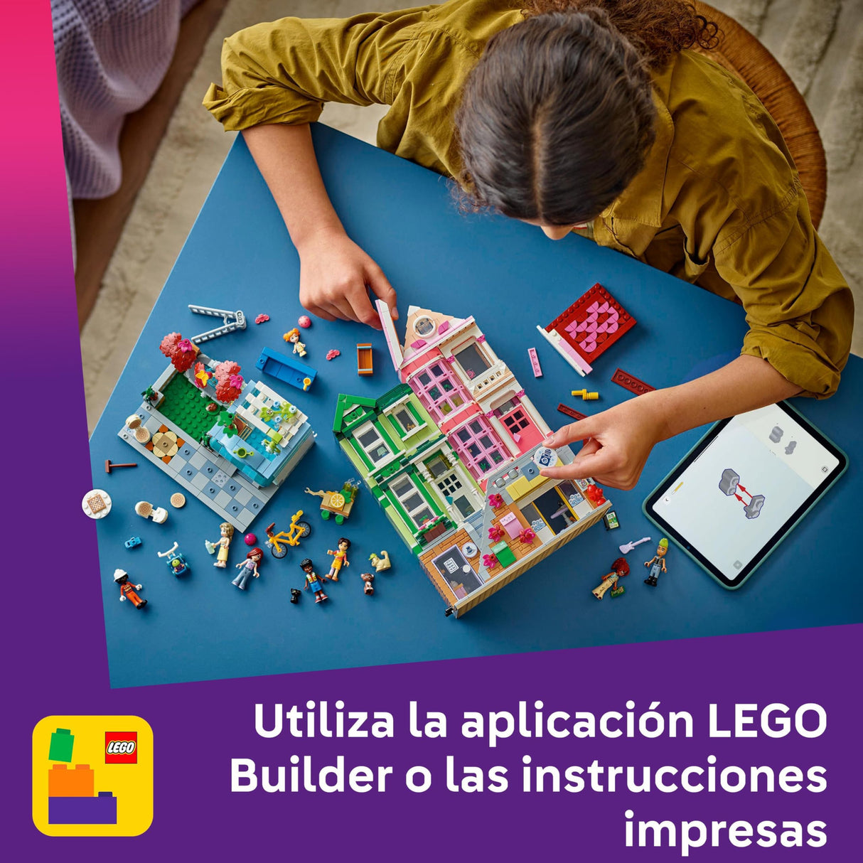 LEGO Friends Apartamentos y Tiendas de Heartlake City, Tienda de Juguete, Casa y Estudio de Cerámica, Regalo para Niñas de 12 Años o Más y Adolescentes, 3 Figuras de Gatos y 9 Mini Muñecos 42670