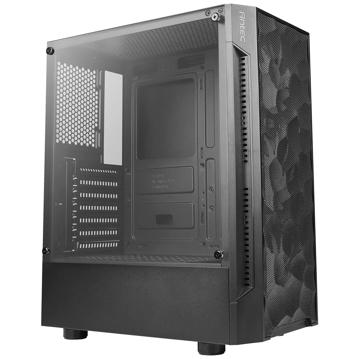 ANTEC Caja Gaming Nx260 ATX 2 X usb2.0 1 X us3.0 Sin Fuente, Negro, Argb