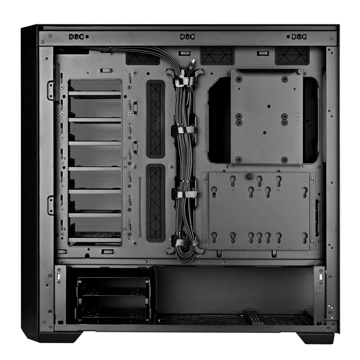 SilverStone Technology Seta H2, Chasis Muy versátil con Alta Capacidad de refrigeración para Estación de Trabajo,SST-SEH2-B