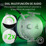 Razer Blackshark V2 Pro (Xbox) - Auriculares E-Sports Inalámbricos de Consola para Xbox S|X & One (Triforce de 50mm, HyperSpeed 2,4 GHz, Micrófono Desmontable HyperClear) Blanco