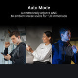ASUS ROG Cetra True Wireless SpeedNova, Auriculares Gaming (2,4 GHz y Bluetooth 5.3, ROG SpeedNova, Audio de 24 bits y 96 kHz, micrófonos AI, ANC adaptativo, 46 Horas de autonomía), Negro