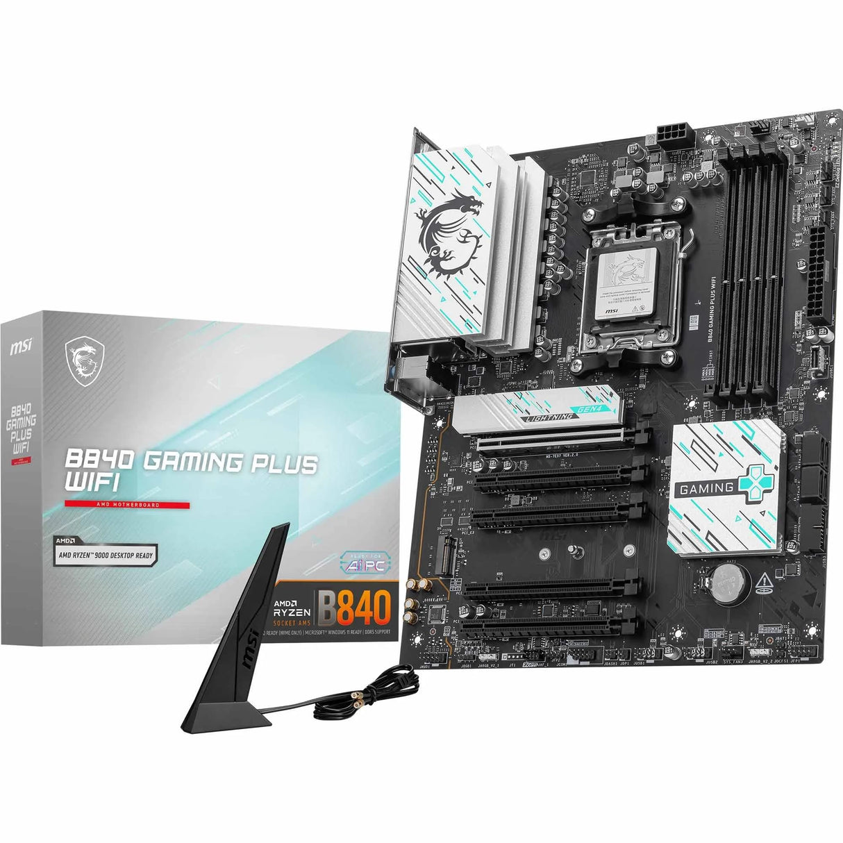 MSI AMD B840 Gaming Plus WiFi Socket AM5 - Placa Base