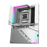 GIGABYTE B650E AORUS Stealth Ice Placa Base - AMD Ryzen Serie 9000, VRM de 12+2+2 Fases, hasta 8000 MHz DDR5 (OC), 1xPCIe 5.0 + 2xPCIe 4.0 M.2, LAN 2,5 GbE, WiFi 7, USB 3.2 Gen 2x2