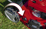 Einhell Cortacésped de gasolina GC-PM 51/3 S HW (2,7 kW, accionamiento de rueda trasera desconectable, regulación de altura de corte central de 6 niveles, bolsa colectora de hierba de 70 L)