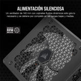 Corsair HX1000i Fuente de Alimentación ATX Totalmente Modular de Muy Bajo Nivel Sonoro - Compatible con ATX 3.1 y PCIe 5.1 -Ventilador con Rodamiento Dinámico Fluido - 80 PLUS Platinum - Negro
