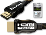 bivani Cable HDMI 2.1a de 8 K, 4 metros, 48 Gbps, cable HDMI de alta velocidad, certificado HDR10+, Ethernet de alta velocidad, PS5 y Xbox Series X Ready, revestimiento de nailon, serie Elite - 4M