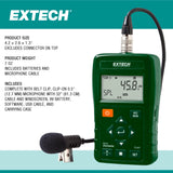 Extech SL400 Dosímetro de ruido personal con interfaz USB