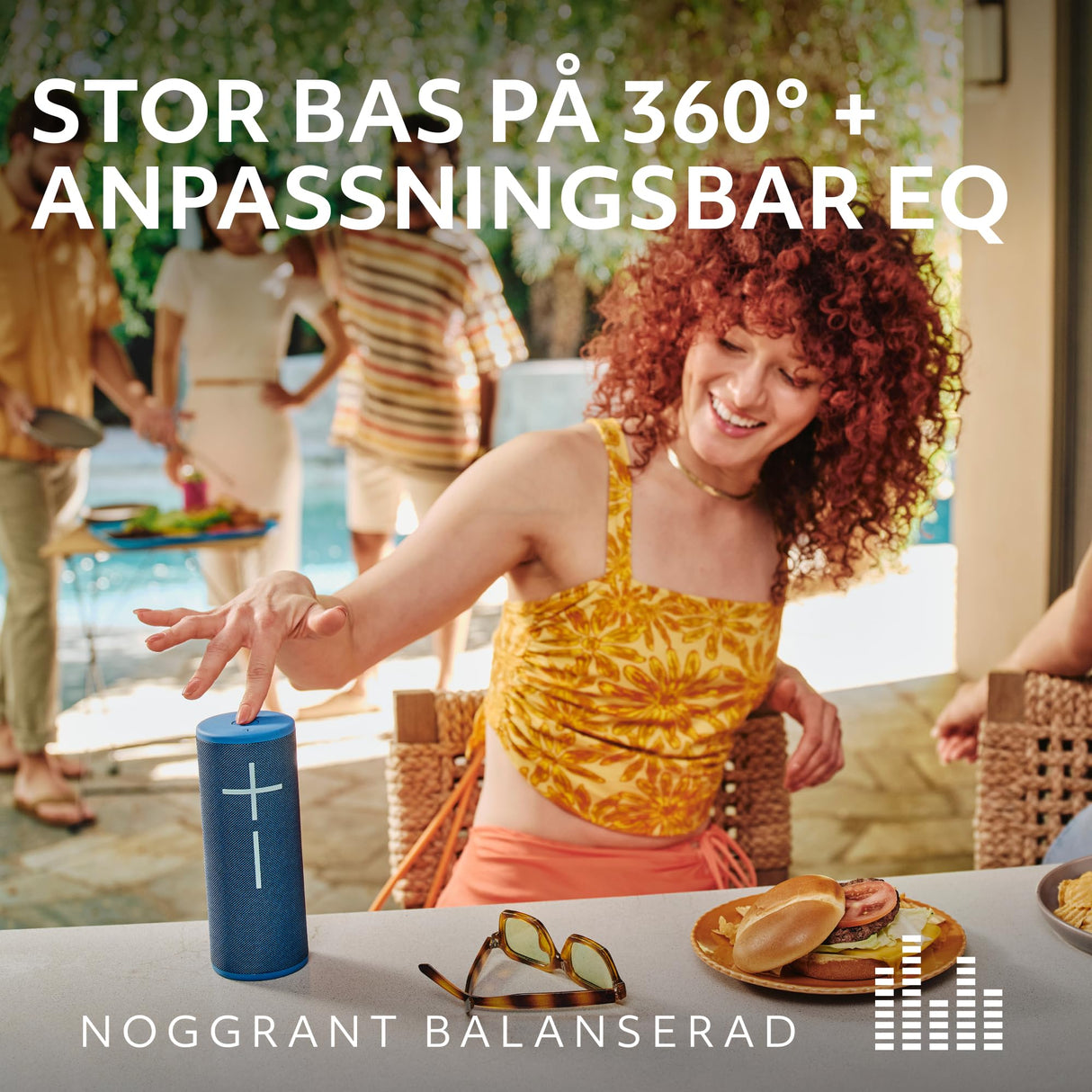 Ultimate Ears Boom 4 - Altavoz Bluetooth portátil Impermeable con 360 Grados, audaz, inmersivo, Sonido cristalino, Altavoz Flotante con batería de 15 Horas y Alcance de 45 m, USB-C, Lila