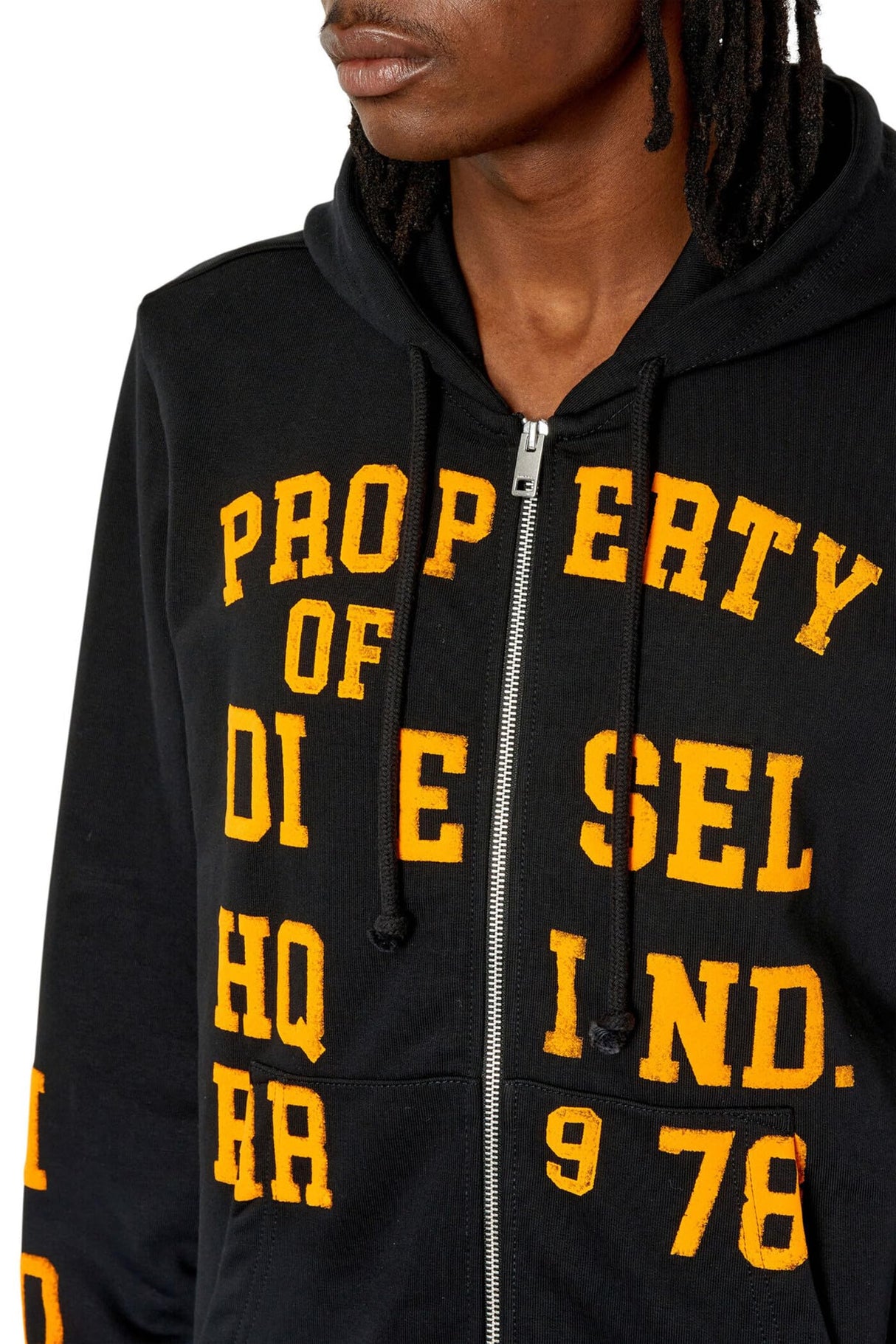 Diesel S-Ginn-Hood-Zip-k7 Sudadera, 0HAYT-9XX-0HAYT, M para Hombre