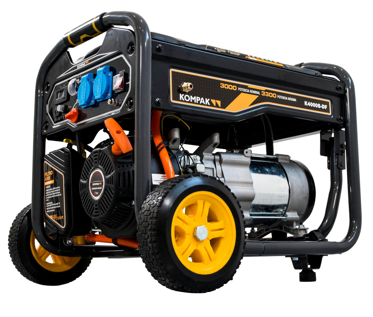 Kompak K4000S-DF Generador Dual Fuel Monofásico 3,3 kW