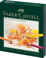 Faber-Castell 110038 - Estuche Estudio con 36 Ecolápices Polychromos - Multicolor