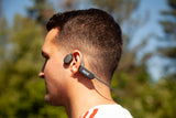 Imperial BluTC Active 2 - Auriculares con Sonido óseo (conducción ósea, Bluetooth 5.3, Memoria de 32 GB, 11 Horas de reproducción, Resistentes al Sudor), Color Negro