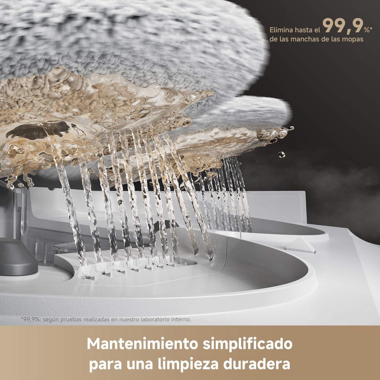 Robot Aspirateur Laveur MOVA V50 Ultra Complete -Puissance 24 000 Pa - Lavage Thermique des sols avec systeme DuoSolution
