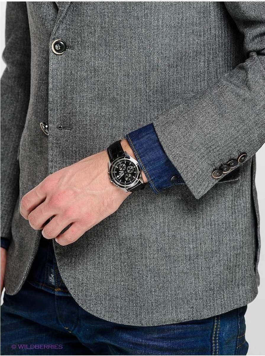 Casio Reloj Analogico para Hombre de Cuarzo con Correa en Cuero EFR-526L-1AVUEF