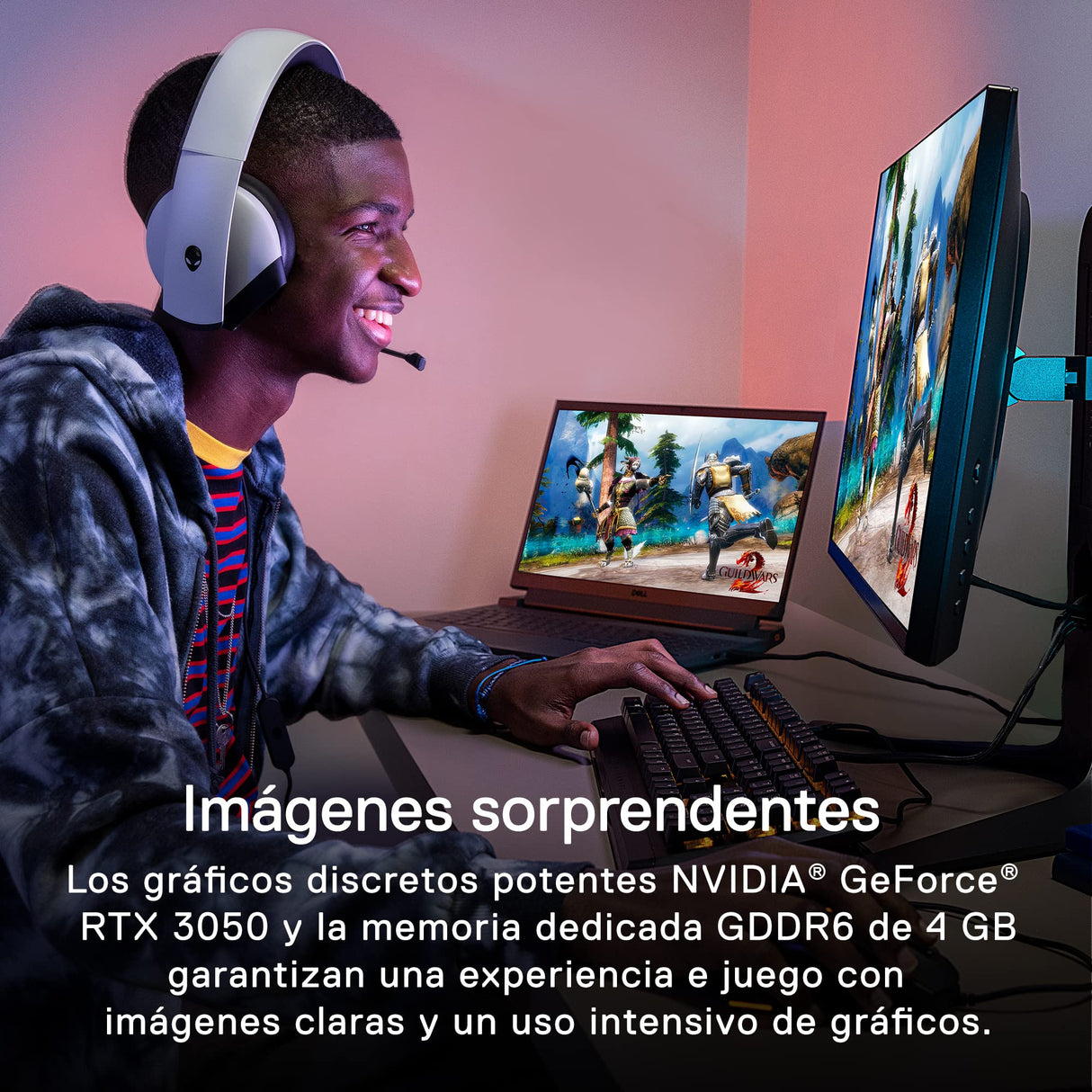 DELL G15 5511- Ordenador Portátil Gaming de 15.6'' FullHD 120Hz (Intel Core i5-11260H, 8GB RAM, 512GB SSD, NVIDIA GeForce RTX 3050, Ubuntu Linux) Negro - Teclado retroiluminado QWERTY español
