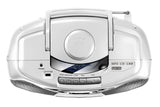 Kärcher RR 510(N) - W Reproductor CD Portátil Blanco - Unidad (FM, PLL, Audio, LCD, Azul, 3,5 mm, 215 mm)