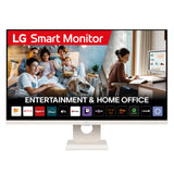 LG 27U511SA-W - Monitor MyView 27", Panel IPS, (1920 x 1080), 100Hz, 5ms (GtG), WebOS 23, sRGB 99%, Ajuste en Inclinación (Eje Horizontal), Blanco