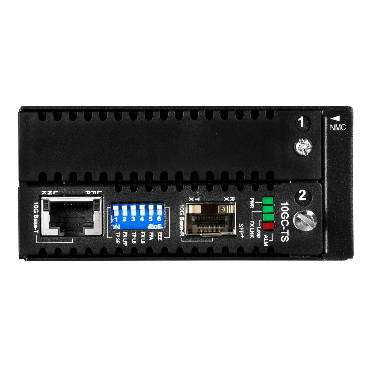 StarTech.com ET10GSFP - Conversor de Medios Ethernet de Cobre a Fibra de 10 gigabits, Color Negro
