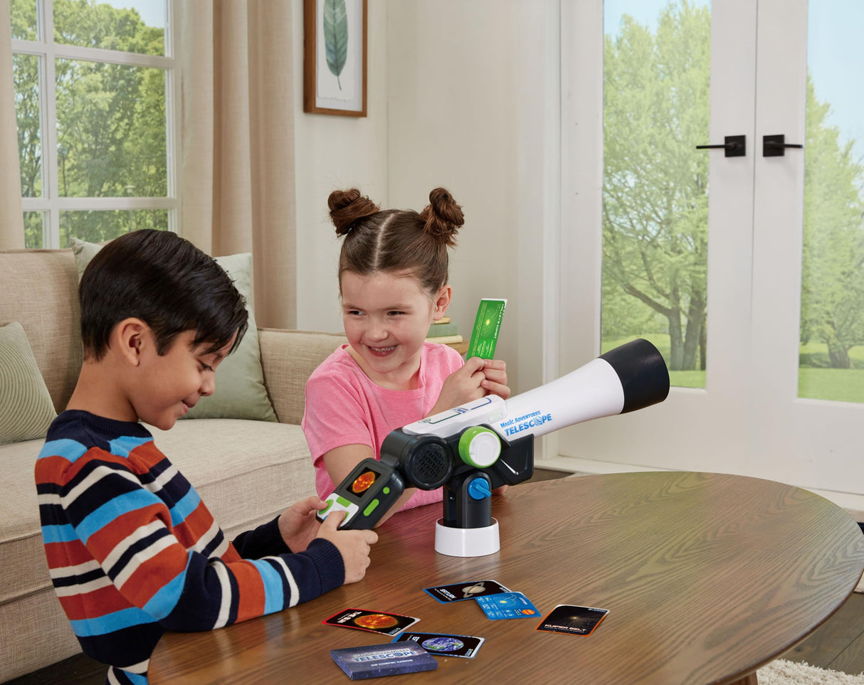 VTech - Telescopio Multimedia Aventuras espaciales, Telescopio Interactivo con Pantalla a Color, +200 Fotos y vídeos de la NASA, Juguete científico niños +7 años, Contenido en Español
