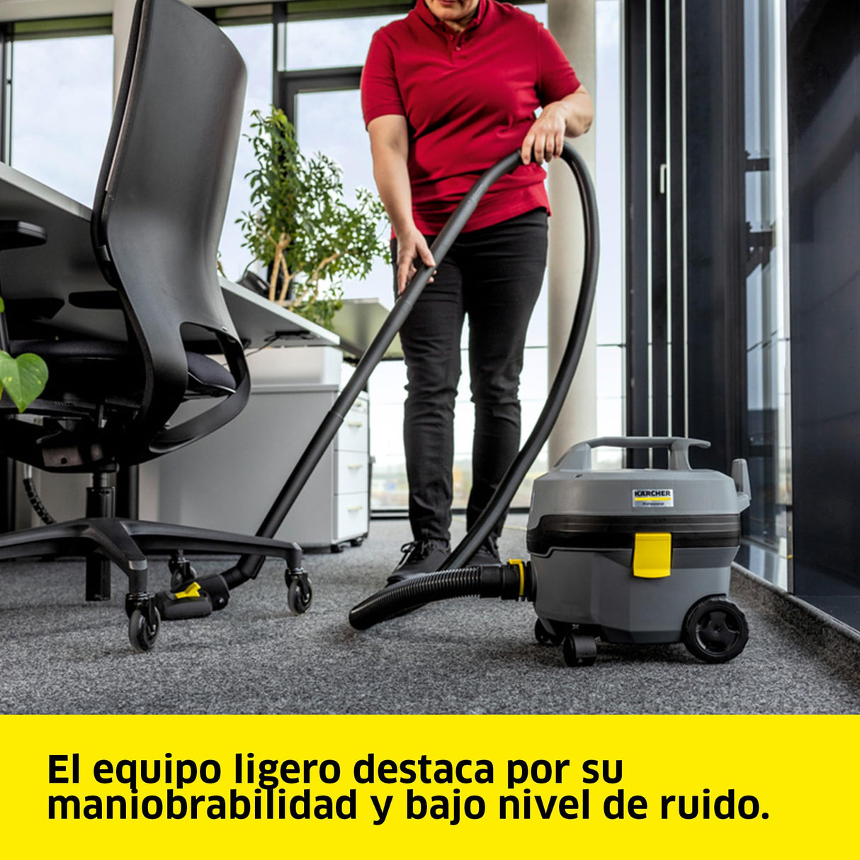 Kärcher Aspirador en seco T 7/1 Classic, depósito: 7 l, Potencia: 850 W, Nivel de presión acústica: 62 dB(A), Peso: 3,5 kg, Cable: 7,5 m, Cesta de Filtro Permanente