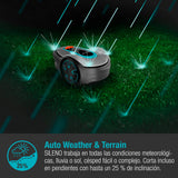 Gardena Robot cortacésped SILENO minimo 250 m²: cortacésped Inteligente con conectividad óptima, programable con la aplicación Bluetooth® de Gardena, versión IT/ES (15201-34)