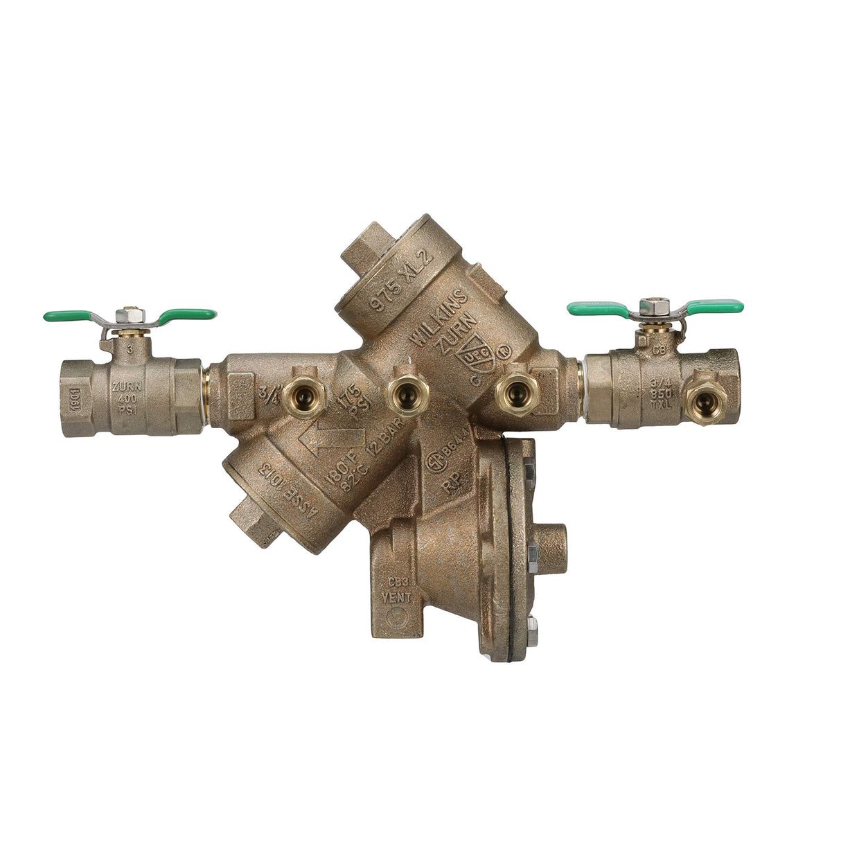 Wilkins 34 – 975 X L2 3/4-inch plomo Reducción de presión válvula antirretorno)