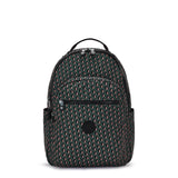 Kipling Seoul, Mochila con Protección Para Portátil 15", Impermeable, 44 cm, 27 L, 0.65 kg, Negro (3d K Pink)
