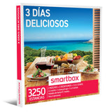 Smartbox - Caja Regalo 3 días deliciosos - Idea de Regalo para Parejas - 1 o 2 Noches, Desayuno y Cena para 2 Personas
