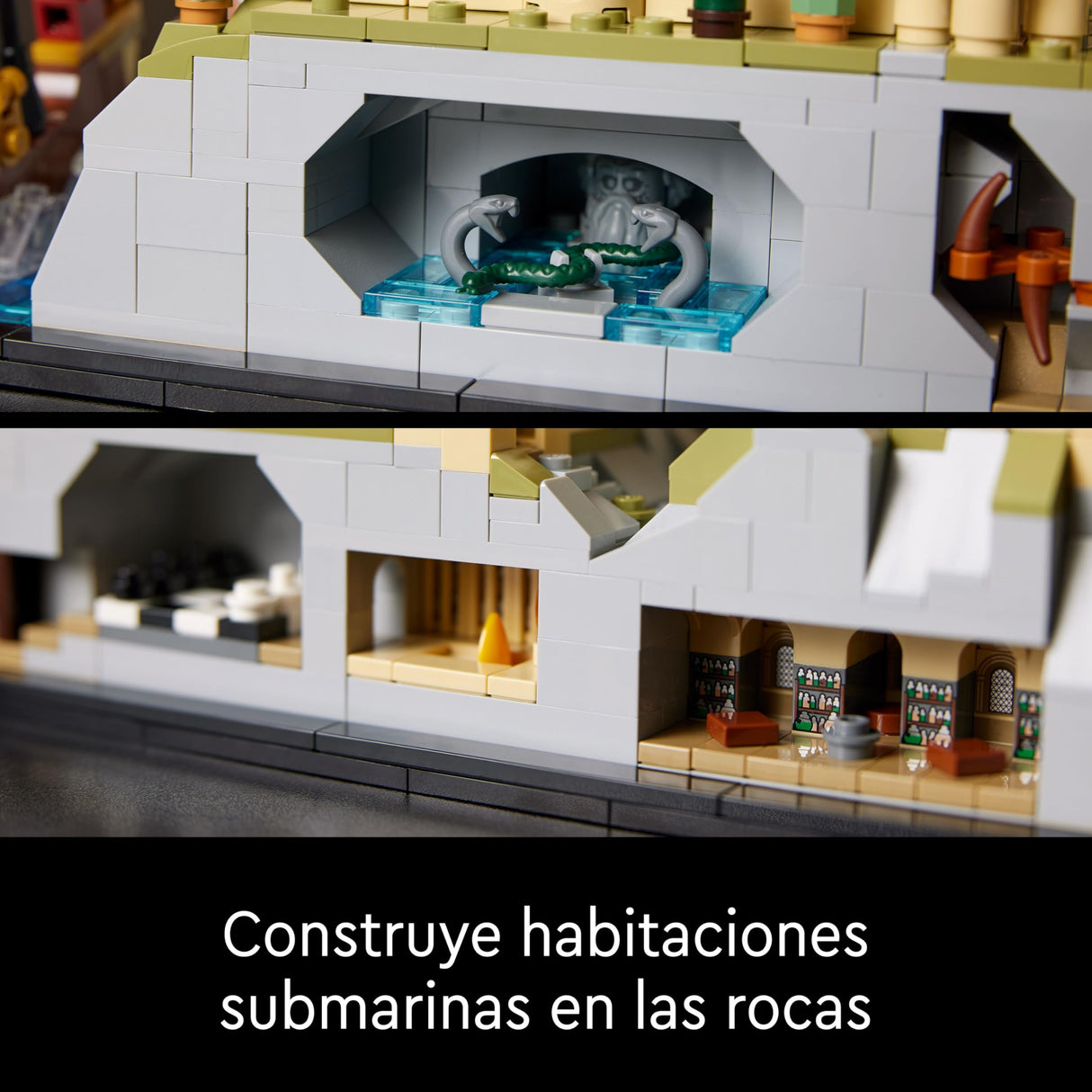 LEGO 76419 Harry Potter Castillo y Terrenos de Hogwarts, Set con Lugares Emblemáticos: Torre de Astronomía, Gran Comedor, Cámara de los Secretos y más, Maqueta de Exposición para Fans Adultos