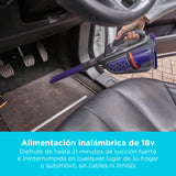 Black+Decker Aspirador para Mascotas Dustbuster Gen 11 Pet 18 V 2.0 Ah con Base de Carga, BHHV520BFP-QW