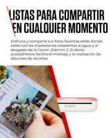 Canon Zoemini 2 Kit de Impresión – Impresora Fotográfica Portátil y Compacta – Bluetooth 5.0 – Carga Rápida USB C Ideal para Viajes (Oro Rosa)