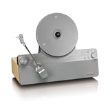 Lenco LSA-071SI - Tocadiscos Vertical Totalmente automático con Altavoces incorporados y Bluetooth® - Plata