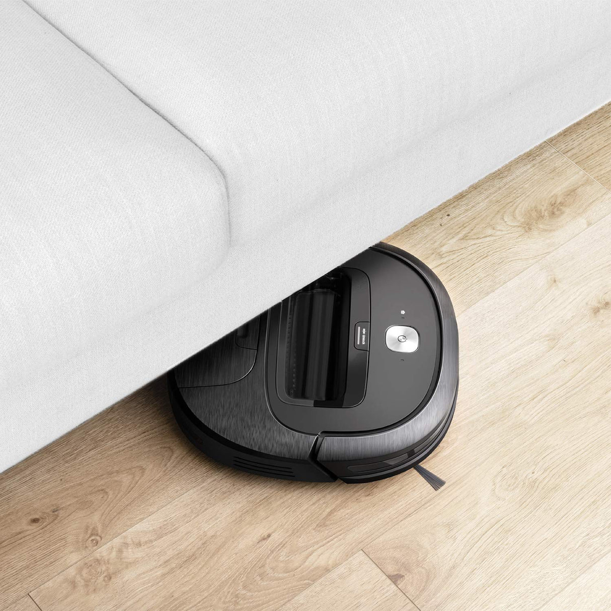Midea Robot Aspirador VCR20B, Robot Aspirador, 3 Modos de Limpieza, Carga automática, hasta 100 min, Ideal para Pelo de Animales, alfombras y Suelos Duros, silencioso y Ultrafino