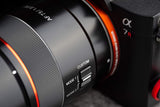 Samyang AF 75mm F1.8 Teleobjetivo Compacto de Enfoque automático para Sony FE Mount, Negro (SYIO75AF-E)