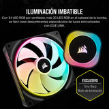 Corsair iCUE Link H115i RGB Refrigerador Líquido RGB para CPU - 280mm AIO - Ventiladores QX140 RGB - Se Adapta a Intel® LGA 1700, AMD® AM5 - Concentrador de Sistema iCUE Link Incluido - Negro
