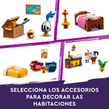 LEGO Friends Hostal del Castillo de Juguete, Juego con Hotel y 4 Mini Muñecos, Regalo para Niñas y Niños de 12 Años o Más, Figura de un Perro y Accesorios, Decoración para la Estantería 42638