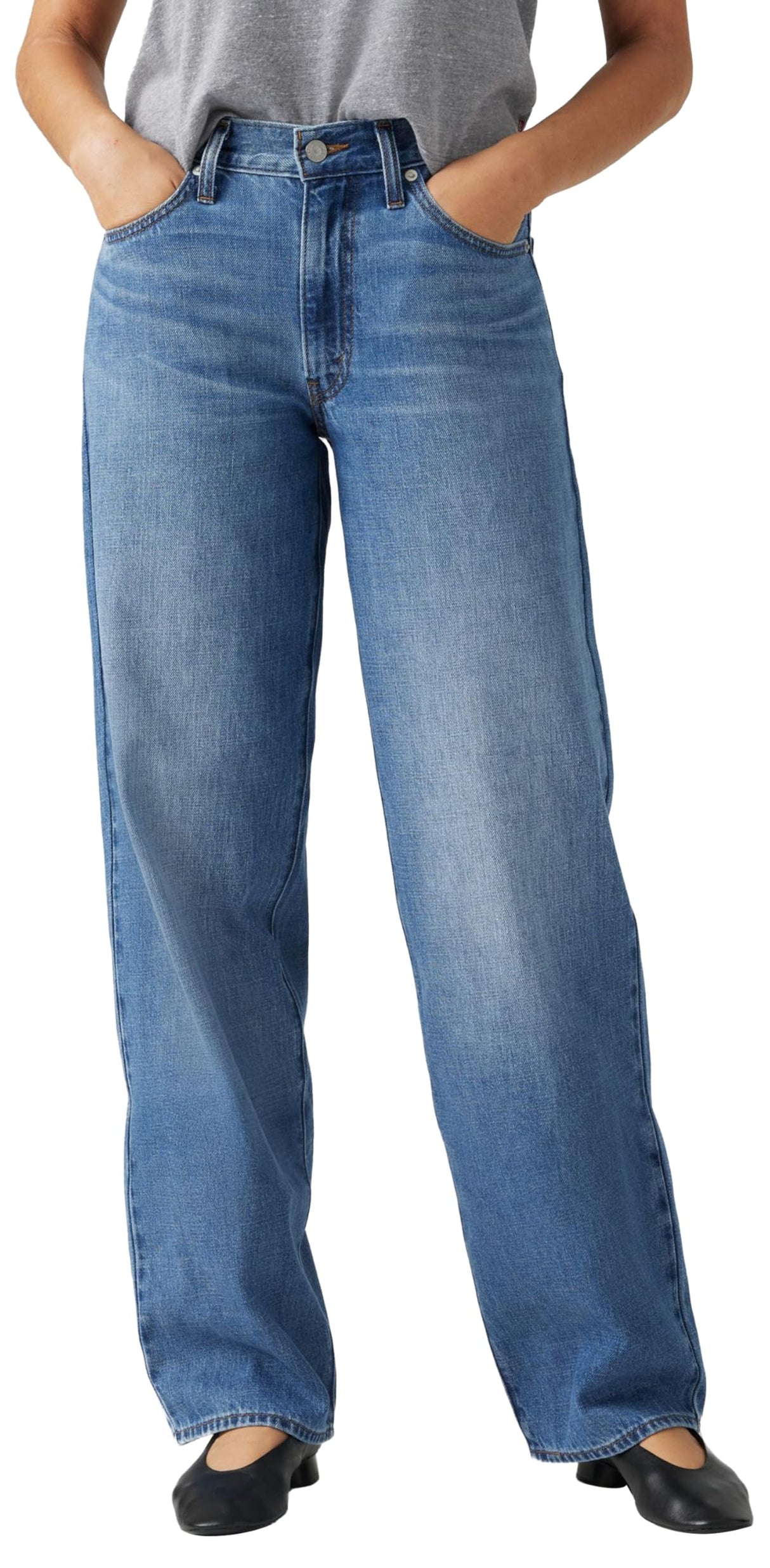Levi's Baggy Dad Vaqueros, Heavy Check, 25W / 30L para Mujer