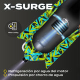 OVERMAX X-Surge Barco de Carreras RC Teledirigido con Luz LED, Velocidad de 35 km/h, 2 x Baterías de 1200 mAh, 30 Minutos de Diversión, Regulación de Velocidad, Alcance de hasta 100 m